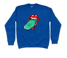 Load image into Gallery viewer, Rock and Roll Kids Skateboarding Sweater!! Organic Cotton...