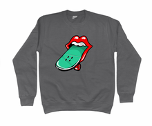 Load image into Gallery viewer, Rock and Roll Kids Skateboarding Sweater!! Organic Cotton...