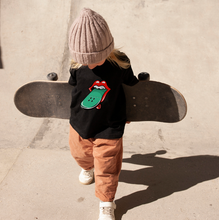 Load image into Gallery viewer, Rock and Roll Kids Skateboarding Sweater!! Organic Cotton...