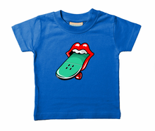 Load image into Gallery viewer, Rock and Roll, Mixing Iconic Rock and Awesome Skate Design, Organic Cotton Toddler Tee