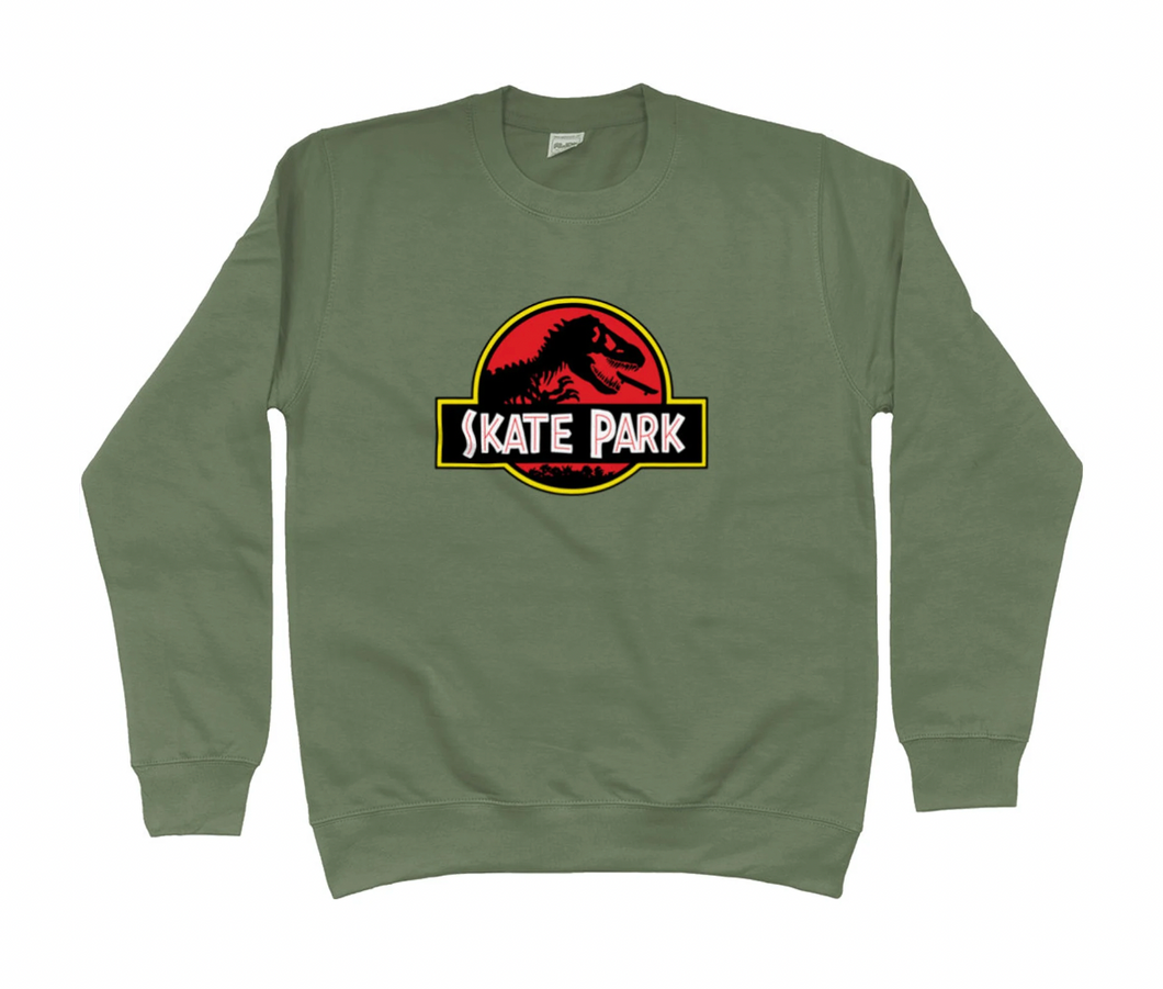 Adults Unisex Skate Park Sweatshirt, will make great oversized jumper for the summer!