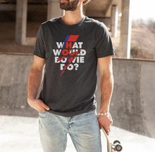 Load image into Gallery viewer, Adults Unisex Rocker Tshirt What Would Bowie Do?