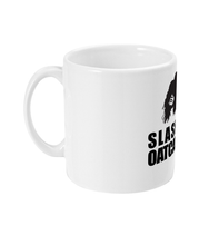 Load image into Gallery viewer, Introducing the "Slash Loves Oatcakes Mug" – the perfect companion for your daily brew and oatcake indulgence.