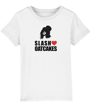 Load image into Gallery viewer, Introducing the "Slash Loves Oatcakes" Kids T-Shirt, a rockin' addition to our Rock My Baby collection!