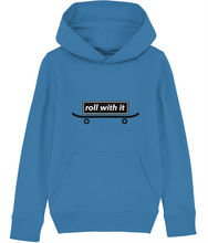 Load image into Gallery viewer, Organic Cotton Junior Hoodie, Roll With It