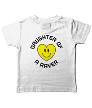 Load image into Gallery viewer, Organic Cotton Soft Toddler T&#39;shirt, Daughter Of A Raver :)
