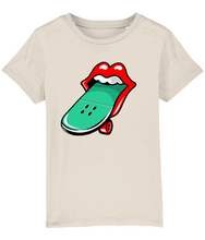 Load image into Gallery viewer, Junior Tee, Combining the ultimate in ROCK n ROLL!! Your Rock and Roller will be in the coolest kid in the Skate Park with this design.