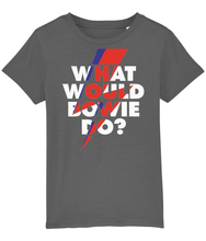 Load image into Gallery viewer, Organic Cotton Junior T Shirt, What Would Bowie Do?