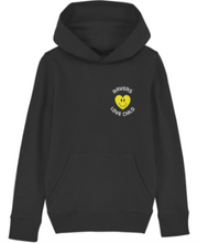 Load image into Gallery viewer, Printed Back and Front, Organic Cotton Junior Hoodie, Ravers Love Child :)
