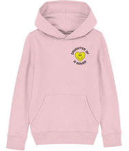 Load image into Gallery viewer, Printed Back and Front, Organic Cotton Junior Hoodie, Daughter Of A Raver :)