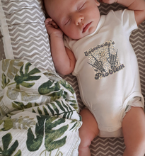 Load image into Gallery viewer, Somebody&#39;s Problem Baby Bodysuit - Super Soft Organic Cotton, Perfect Gift for new borns or 1st Birthdays...

