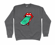 Load image into Gallery viewer, Rock and Roll Kids Skateboarding Sweater!! Organic Cotton...
