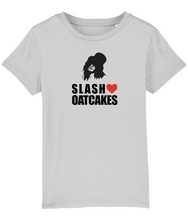 Load image into Gallery viewer, Introducing the &quot;Slash Loves Oatcakes&quot; Kids T-Shirt, a rockin&#39; addition to our Rock My Baby collection!

