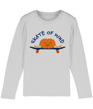 Load image into Gallery viewer, Long Sleeve T Shirt, 100% Organic Soft Cotton, It&#39;s just a &#39;Skate Of Mind&#39;
