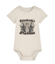 Load image into Gallery viewer, Somebody&#39;s Problem Baby Bodysuit - Super Soft Organic Cotton, Perfect Gift for new borns or 1st Birthdays...
