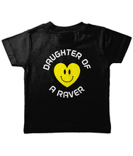 Load image into Gallery viewer, Organic Cotton Soft Toddler T&#39;shirt, Daughter Of A Raver!
