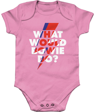 Load image into Gallery viewer, Soft Organic Cotton Baby Grow, What Would Bowie Do?
