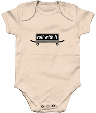 Load image into Gallery viewer, Soft Organic Cotton Baby Grow! Roll With It....
