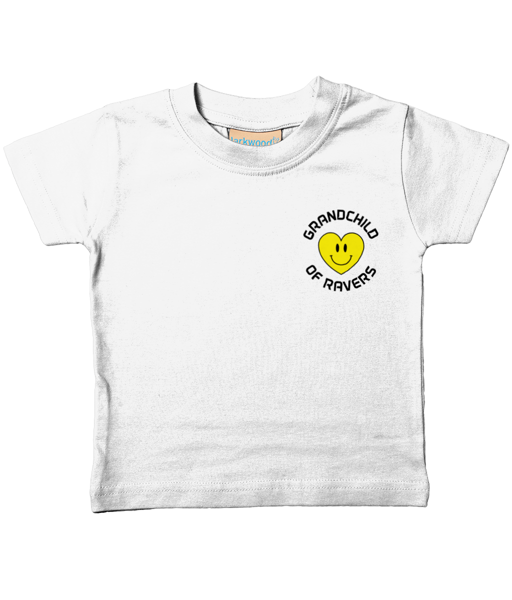 Organic Cotton Soft Toddler T'shirt, Grandchild Of Ravers!