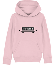 Load image into Gallery viewer, Organic Cotton Junior Hoodie, Roll With It
