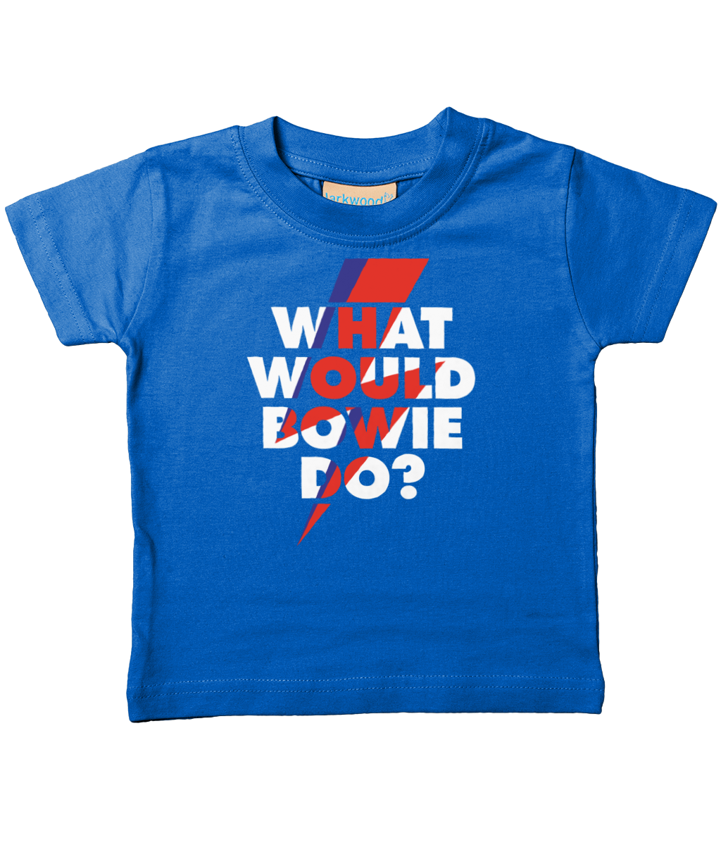 Organic Cotton Soft Toddler T'shirt, What Would Bowie Do?