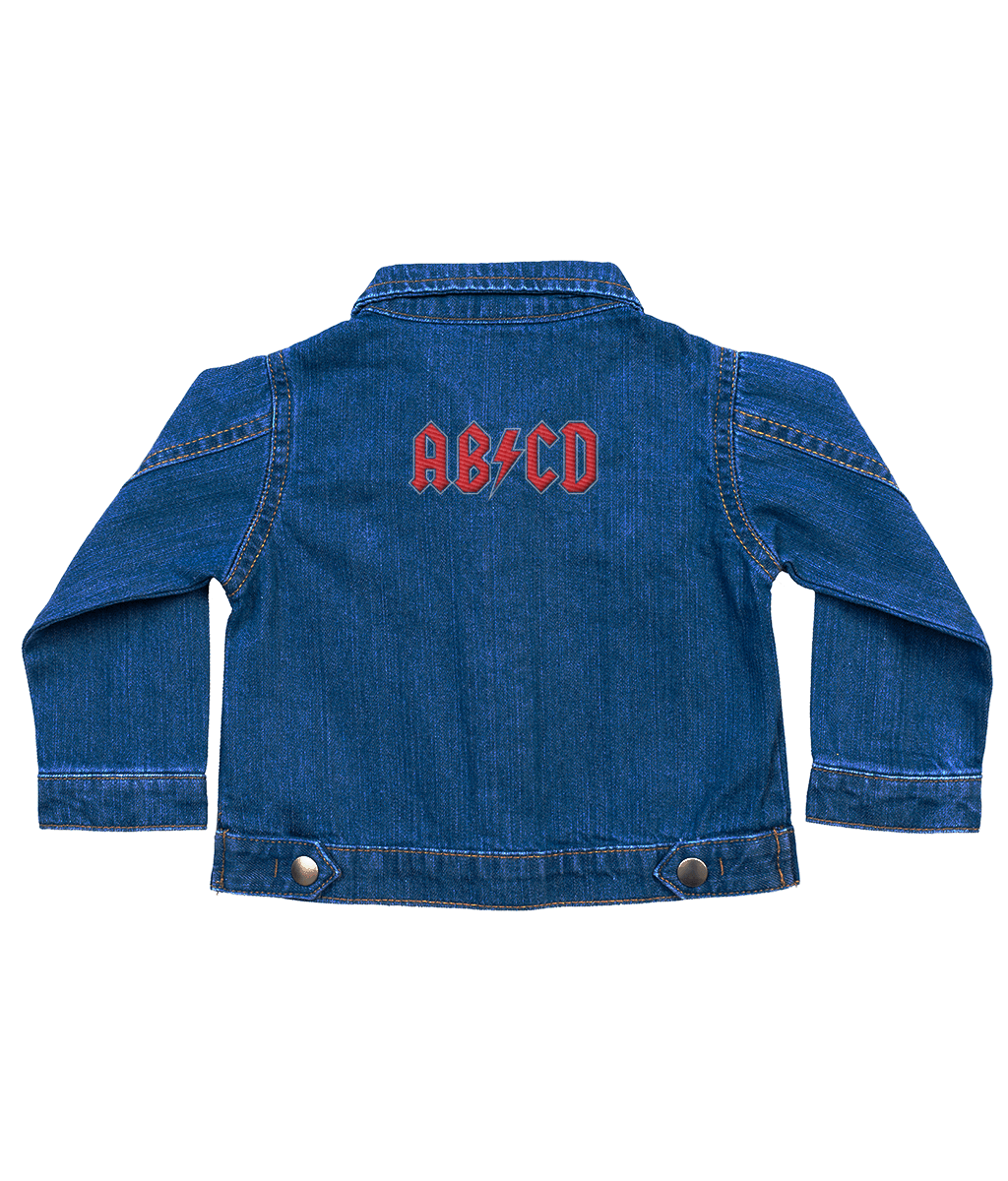 Organic Cotton Embroidered Denim Jacket, ABCD Skool is OUT!