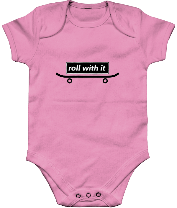 Soft Organic Cotton Baby Grow! Roll With It....