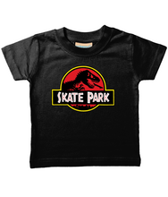 Load image into Gallery viewer, Skate Park Tshirt for the cool kids! Organic Cotton, soft to the skin, Skate Clothing,  Coolest Kids around....
