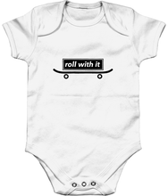 Load image into Gallery viewer, Soft Organic Cotton Baby Grow! Roll With It....
