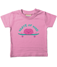 Load image into Gallery viewer, Organic Cotton Soft Toddler T&#39;shirt, it&#39;s just a &quot;Skate Of Mind&quot;!
