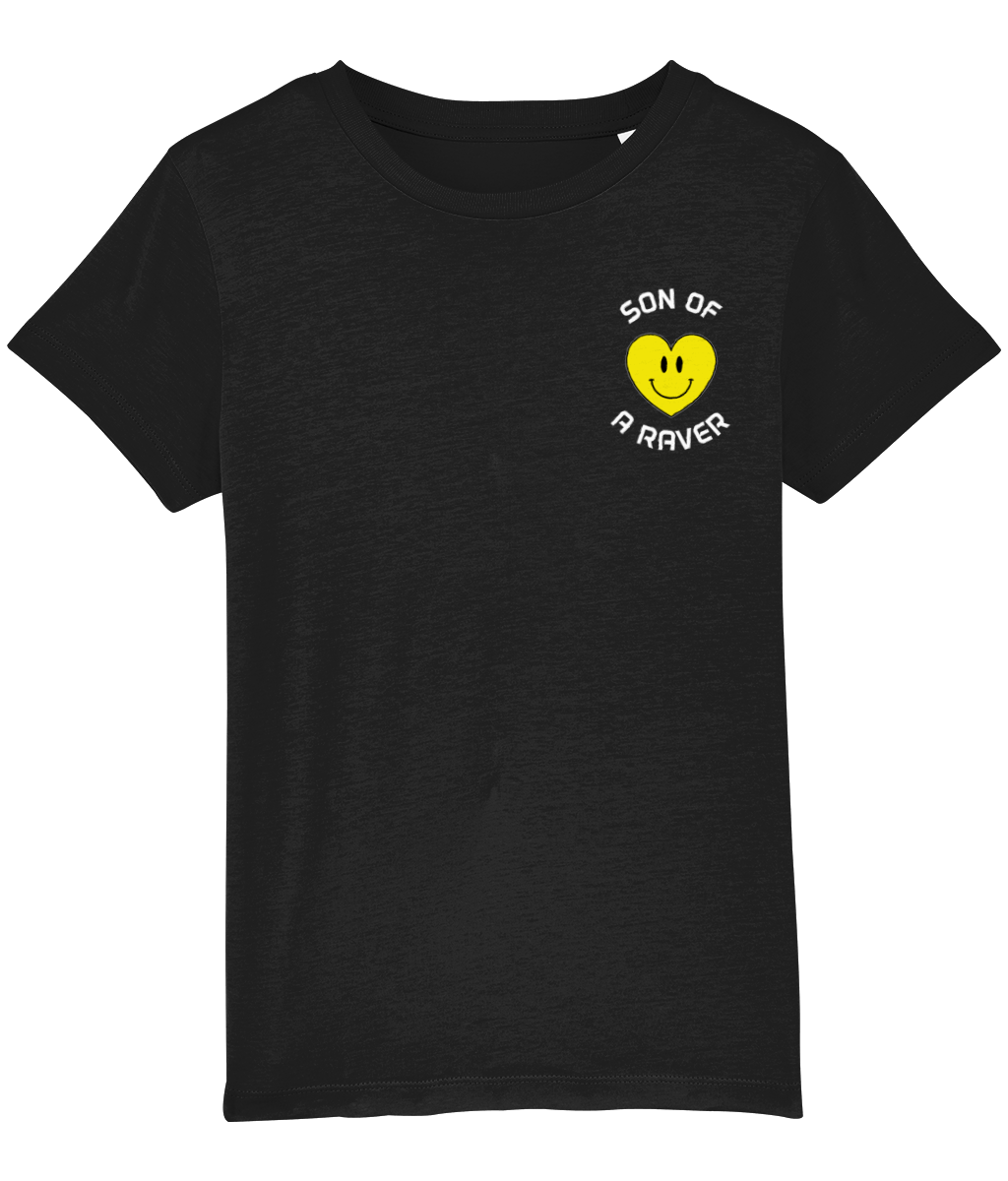 Organic Cotton Junior T Shirt, Son Of A Raver :)