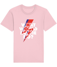 Load image into Gallery viewer, Adults Unisex Rocker Tshirt What Would Bowie Do?
