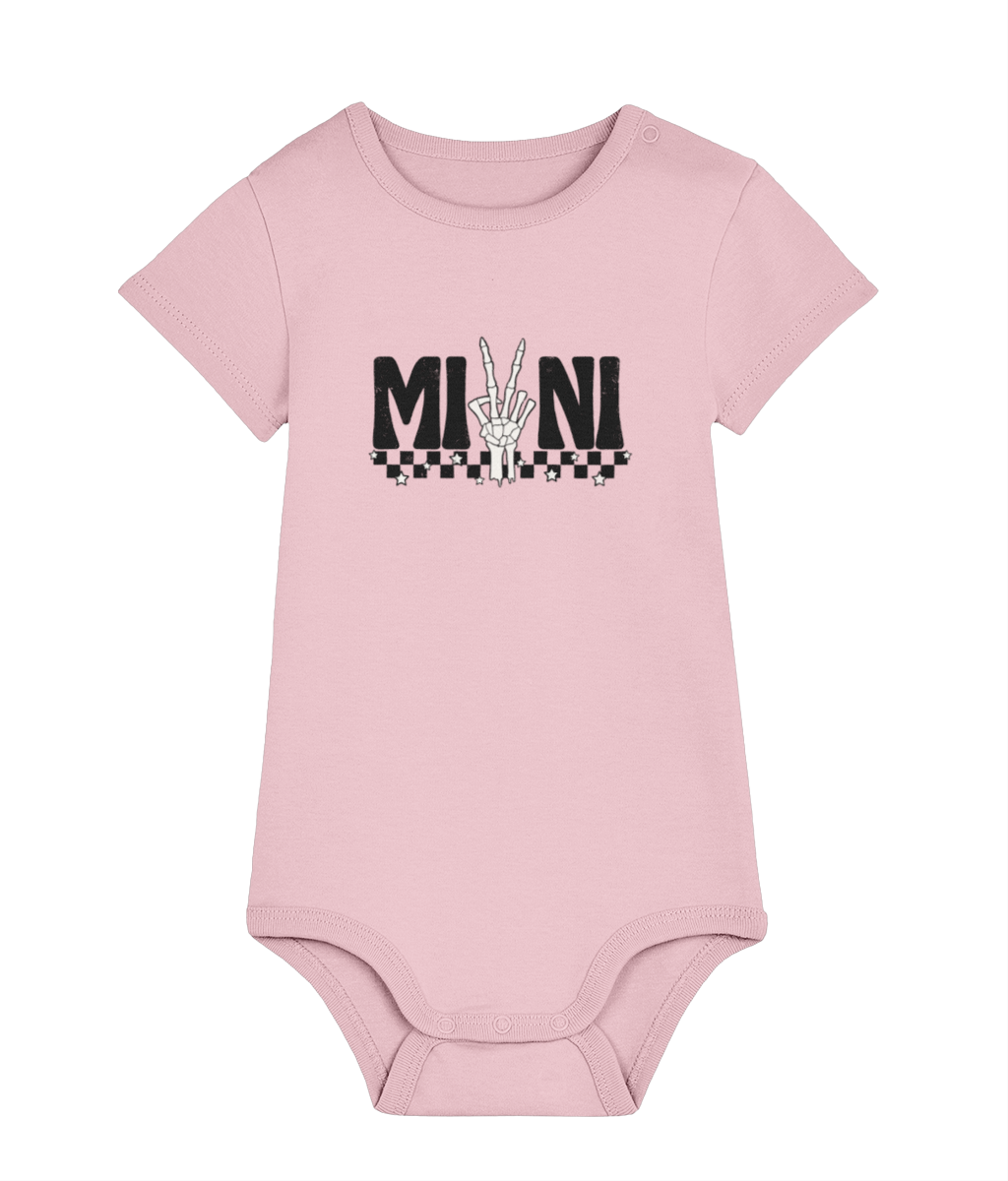 Mini Skeleton Baby Bodysuit -  Super Soft Organic Cotton