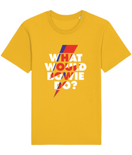 Load image into Gallery viewer, Adults Unisex Rocker Tshirt What Would Bowie Do?
