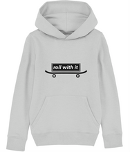 Load image into Gallery viewer, Organic Cotton Junior Hoodie, Roll With It
