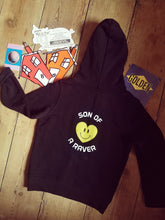 Load image into Gallery viewer, Organic Cotton Junior Hoodie, Son Of A Raver :)
